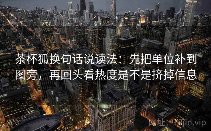 茶杯狐换句话说读法：先把单位补到图旁，再回头看热度是不是挤掉信息